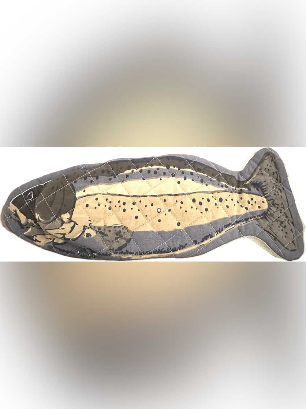 NWT NEW Design Imports Fish Oven Mitt Fishing Father's Day Cotton Outdoors BBQ